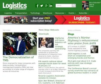 LogisticsmGmt.com(Logistics Management) Screenshot