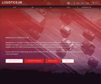 Logistics.org.uk(Logistics UK Represents & Supports The Freight & Logistics Sector) Screenshot
