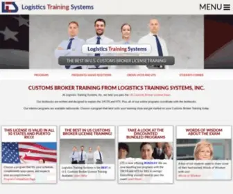 Logisticsts.com(Logistics Training Systems) Screenshot