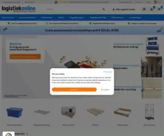 Logistiekonline.be(Koop hier uw logistieke middelen voordelig en online) Screenshot