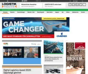 Logistik-Heute.de(Eine unverzichtbare Informationsquelle) Screenshot
