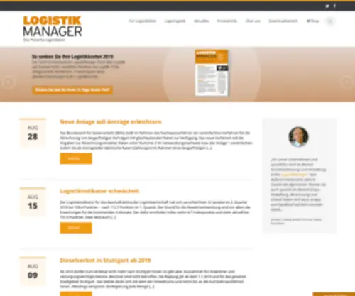 Logistik-Manager.com(Der LogistikManager) Screenshot
