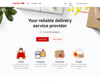 Logistika.com.my(Logistika MY I Reliable Delivery and Courier Service) Screenshot