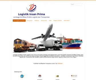 Logistikinsanprima.com(LSP Logistik) Screenshot