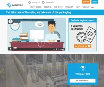 Logistiko.eu(Fulfillment in Center Europe) Screenshot