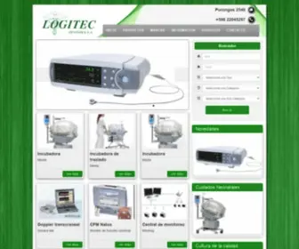 Logitec.com.uy(Monitores) Screenshot