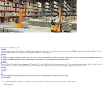 Logiwarescs.com(LOGIWARE SUPPLY CHAIN SOLUTIONS) Screenshot