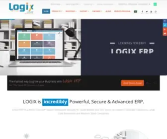 Logix-ERP.com(LOGIX ERP) Screenshot