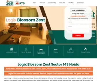 LogixblossomZest.net.in(Logix Blossom Zest) Screenshot