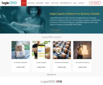 Logixgrid.com(LogixGRID's advanced logistics software for 3PL and supply chain) Screenshot
