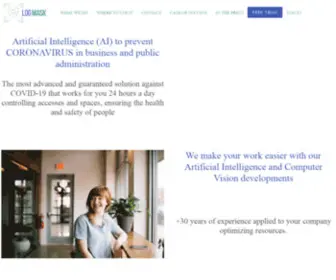 Logmask.com(Real Time Face Mask Detection) Screenshot