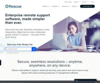 Logmeinrescue.com(Remote Support Software) Screenshot