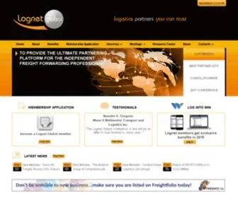 Lognetglobal.com(Lognet Global Logistics Network) Screenshot