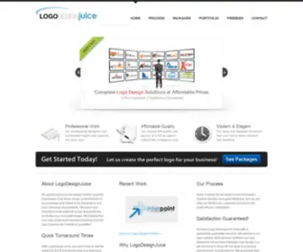 Logodesignjuice.com(Complete Logo Design Solutions at Affordable Prices) Screenshot