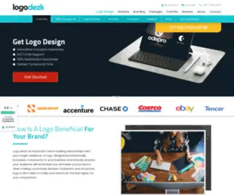 Logodezk.com(Logo design service by expert designers in USA) Screenshot