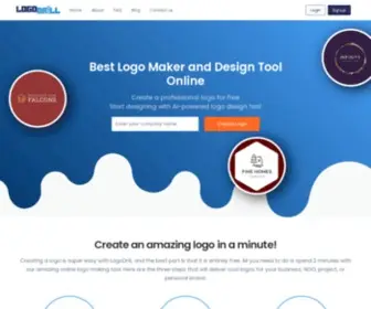 Logodrill.com(Best Logo Maker and Design Tool Online) Screenshot