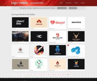 Logoheroes.net(Logo inspiration Gallery) Screenshot