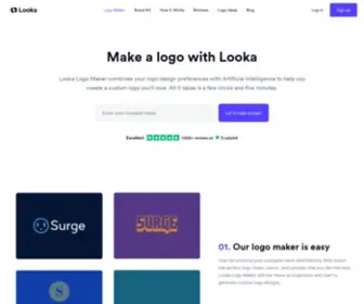 Logojoy.com(Looka Logo Maker) Screenshot