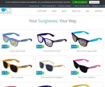 Logolenses.com(Marketing printed glasses) Screenshot