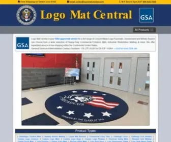 Logomatcentral.com(Logo Mat Central your GSA approved source for Custom Logo Mats) Screenshot