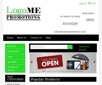 Logomepromotions.com(LogoME Promotions) Screenshot