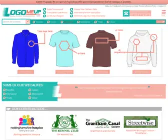 Logomeup.co.uk(Quality Garment Personalisation) Screenshot