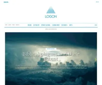 Logon.media(An online magazine with articles about spiritual development) Screenshot