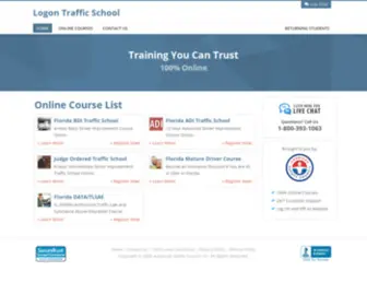 Logontrafficschool.com(Logon Traffic School Online Courses) Screenshot