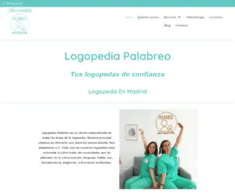 Logopediapalabreo.es(Logopeda en Madrid) Screenshot