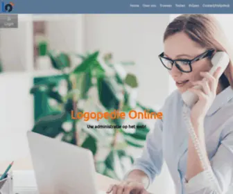 Logopedie-Online.be(Administratie) Screenshot