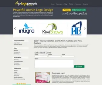 Logopeople.com.au(Logo Design by Professional Logo Designers at Logo People Australia) Screenshot