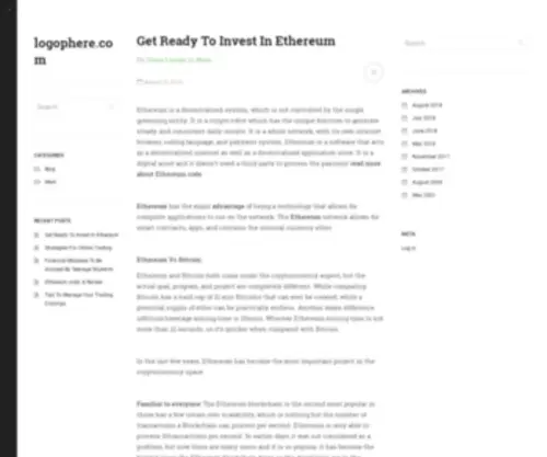 Logophere.com(LogoPhere) Screenshot