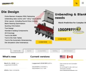 Logopress3.com(3D Die Design Software for SOLIDWORKS) Screenshot