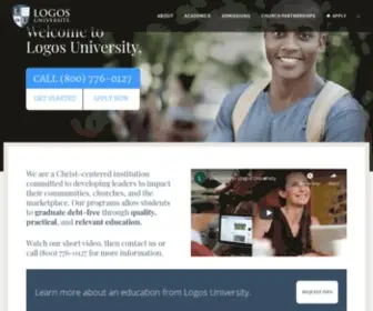 Logos.edu(Offering Online Programs) Screenshot