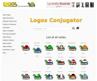 Logosconjugator.org(Logos Conjugator) Screenshot