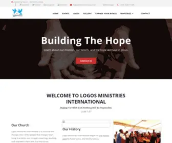 Logosministriesinternational.org(Logos Ministries International) Screenshot