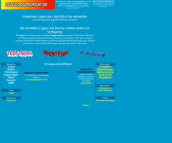 Logosofort.de(Kostenlose Logos sofort erstellen) Screenshot