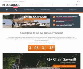 Logosol.us(Chain Sawmills) Screenshot