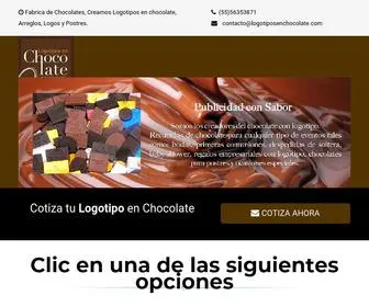 Logotiposenchocolate.com(Logotipos en Chocolate) Screenshot