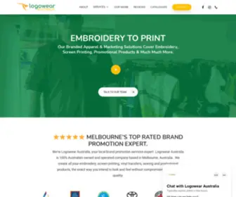 Logowear.com.au(Brand Promotion Expert) Screenshot