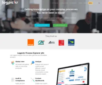 Logpickr.com(Smart Process Optimization) Screenshot