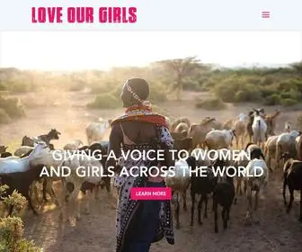 Logpledge.org(Let's Love Our Girls) Screenshot
