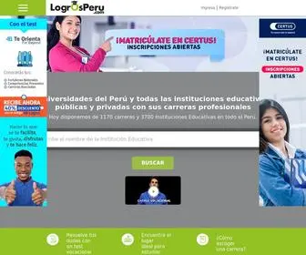 Logrosperu.com(Universidades del Per) Screenshot