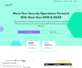 Logsign.com(Next-Gen SIEM, SOAR and Value Added Services) Screenshot