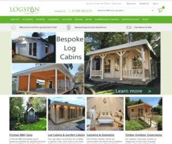 Logspan.com(Log Cabins) Screenshot