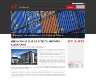 Logtrans-Services.fr(Déménagement international) Screenshot