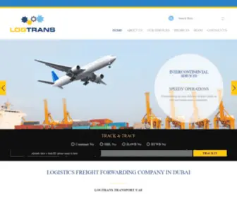 Logtrans.me(Freight Forwarding & Shipping Companies in Dubai UAE) Screenshot