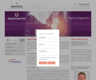 Loguecorporate.com(Logue Corporate Business Services) Screenshot