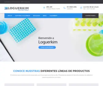 Loguerkim.com.mx(Productos químicos y Biológicos para todo tipo de uso) Screenshot