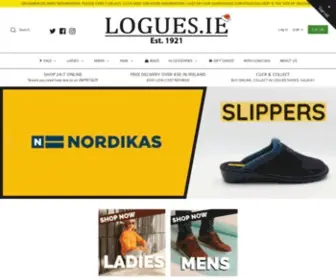 Logues.ie(LOGUES SHOE SHOP) Screenshot